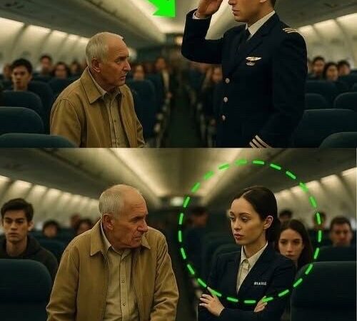 An Elderly Veteran Was Quietly Asked to Give Up His Seat — Just to Make Room for a Family. He Didn’t Argue… But What the Pilot Did 9 Minutes Later Left Everyone Speechless