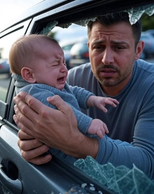 A Man Smashed a Car Window to Rescue a Baby