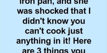 3 things should never be cooked in cast iron pan