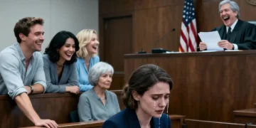 At the divorce hearing