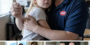 a single dad working at a grocery store