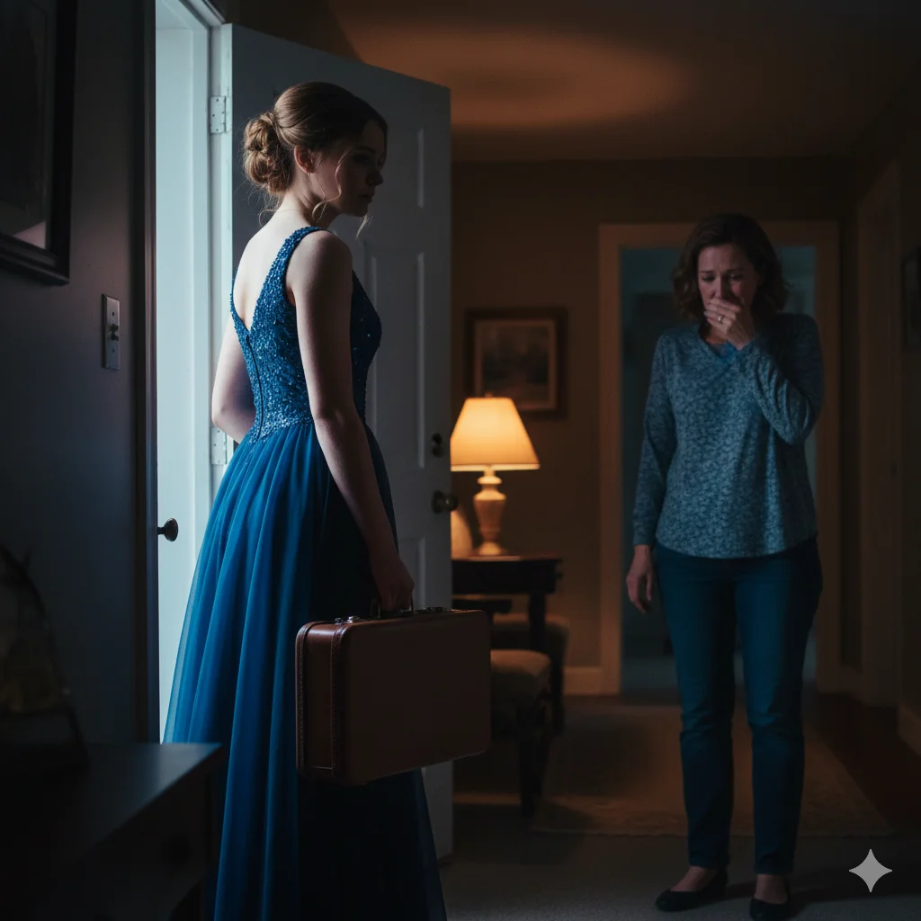 A mother and daughter in a heated, emotional confrontation