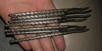 A man spots an unusual object