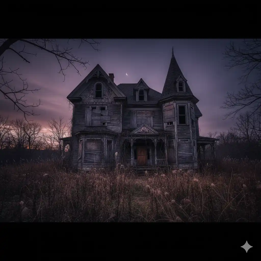 Old abandoned Victorian house