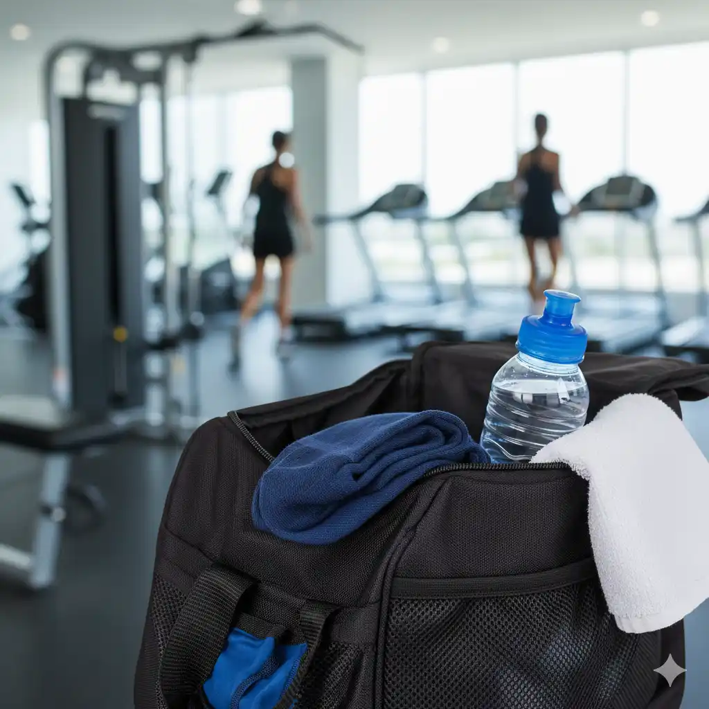 Gym bag with fresh change of clothes