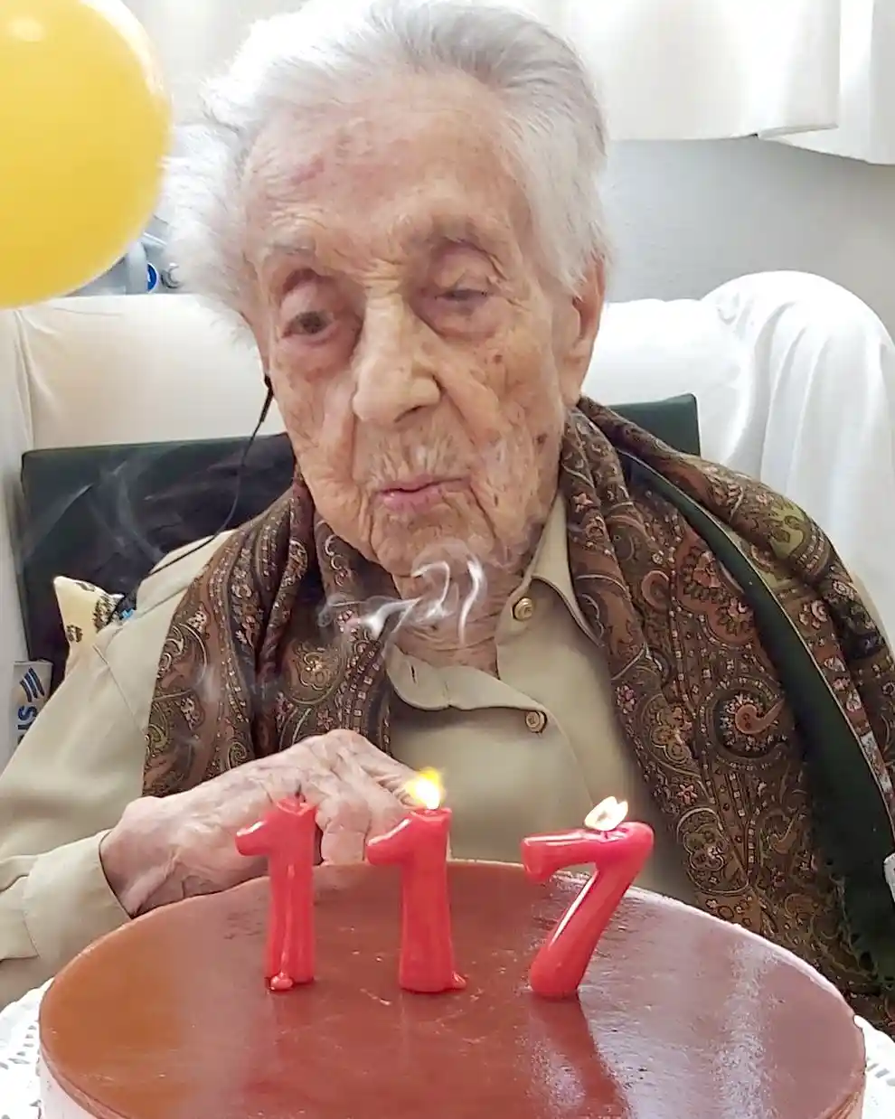 Portrait of Maria Branyas Morera at 117 years old