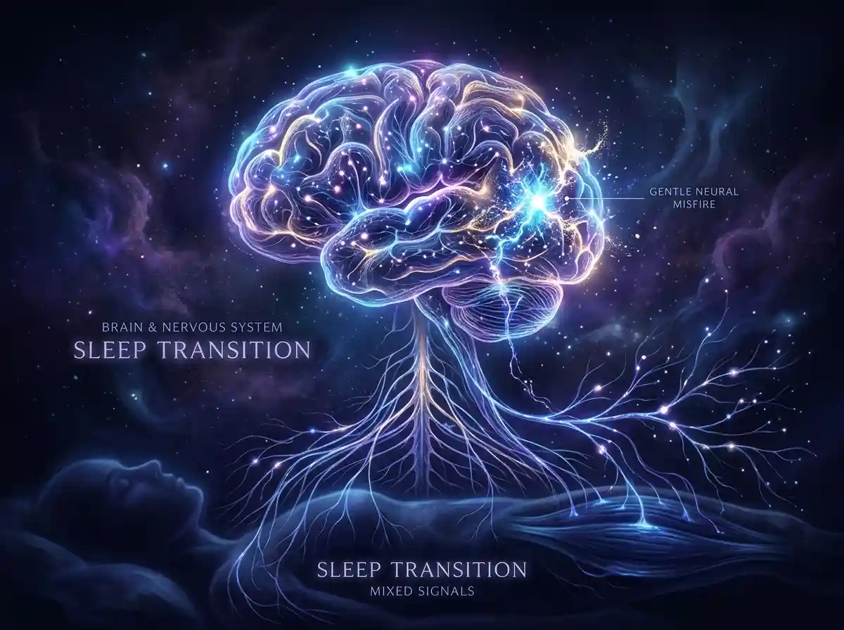 An abstract, glowing visualization of the brain and nervous system.