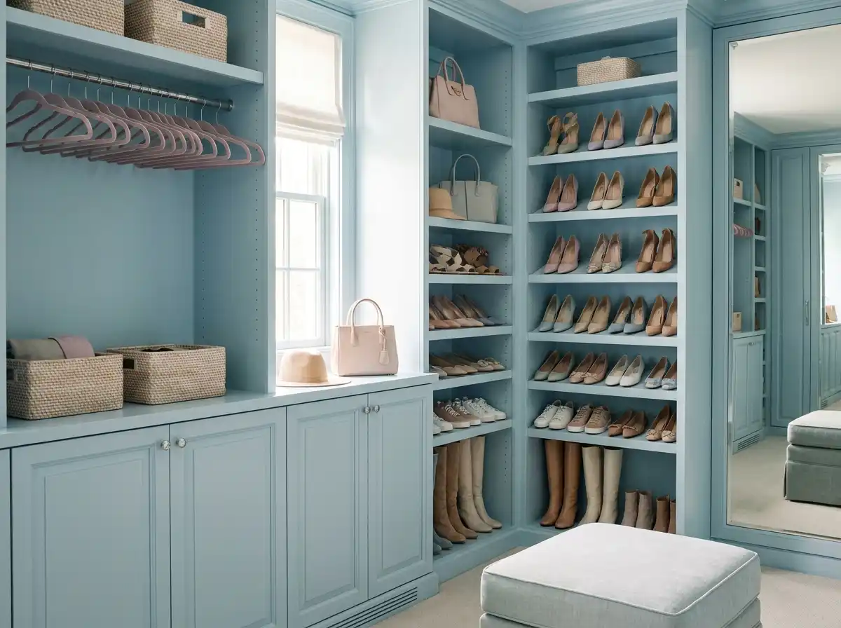 A beautiful display of various stylish women's shoes