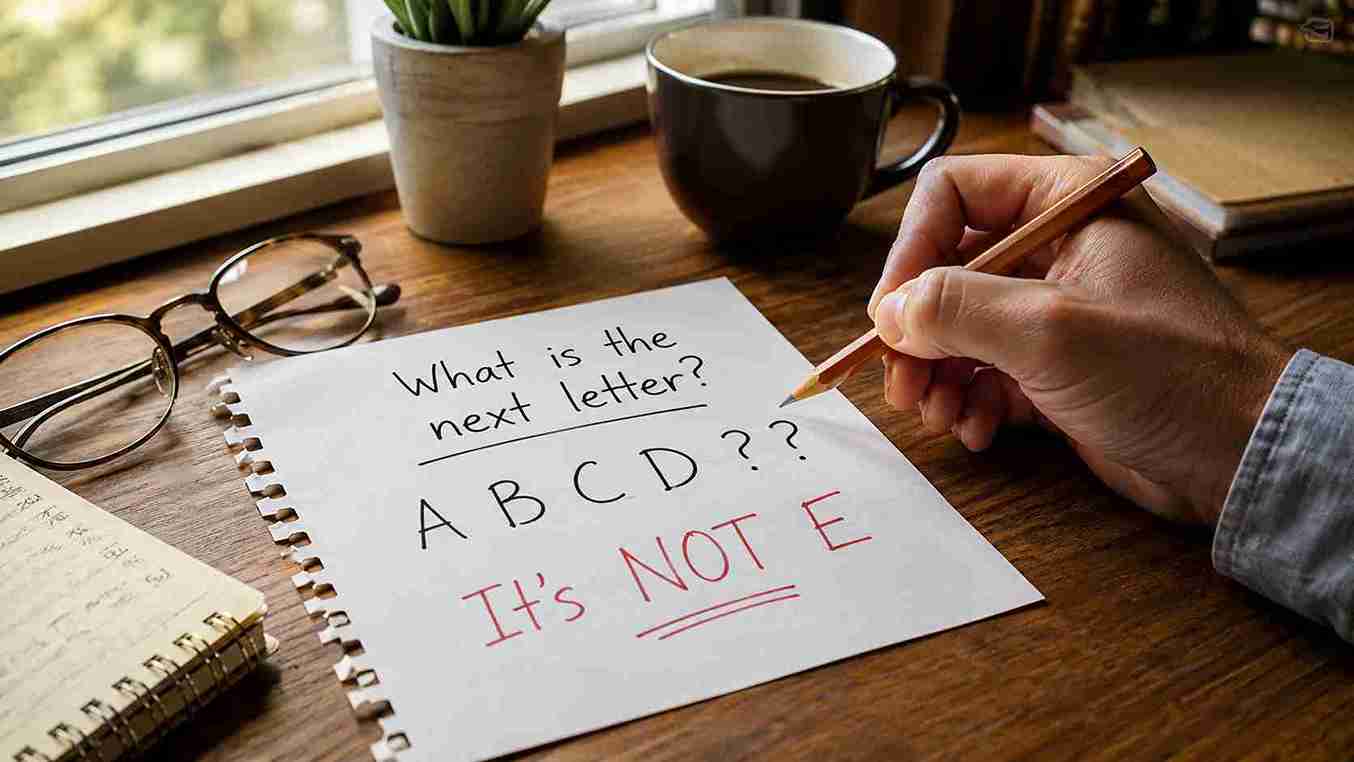Next Letter Riddle Can You Solve This Riddle — What Is the Next Letter?